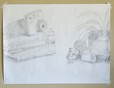 photo of a pencil still life